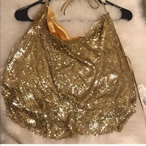 Forever21 chainmail halter top